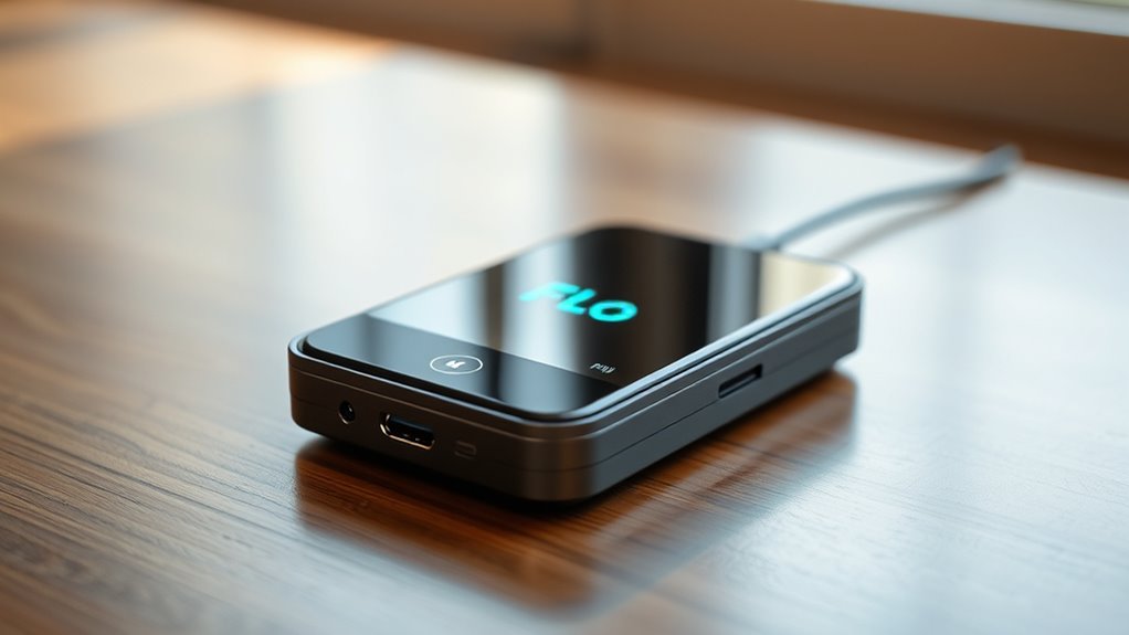 flo indicates charging status