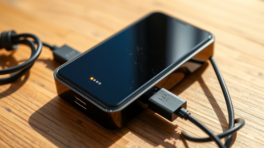 inspect charger for damage
