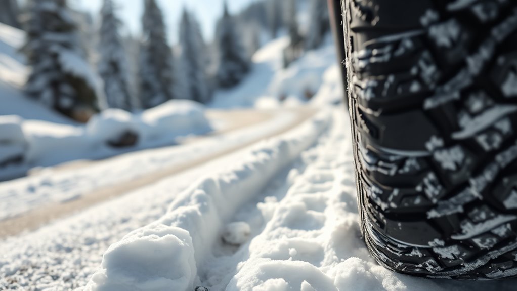 maximize traction with winter tires