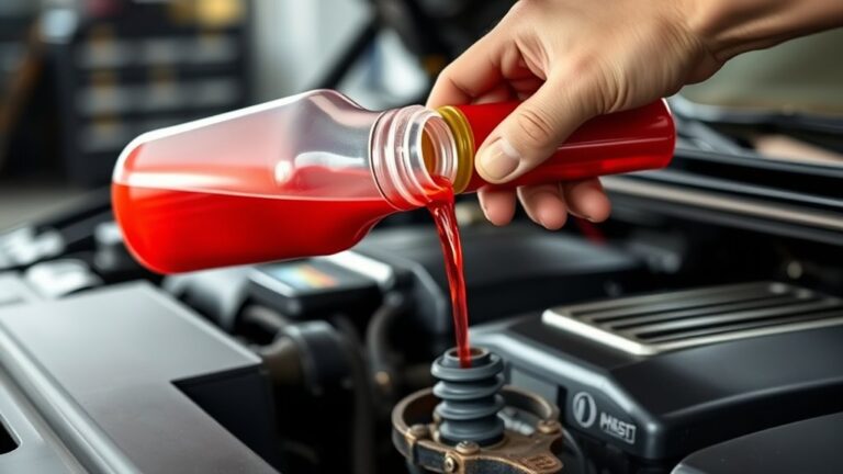 power steering fluid guide