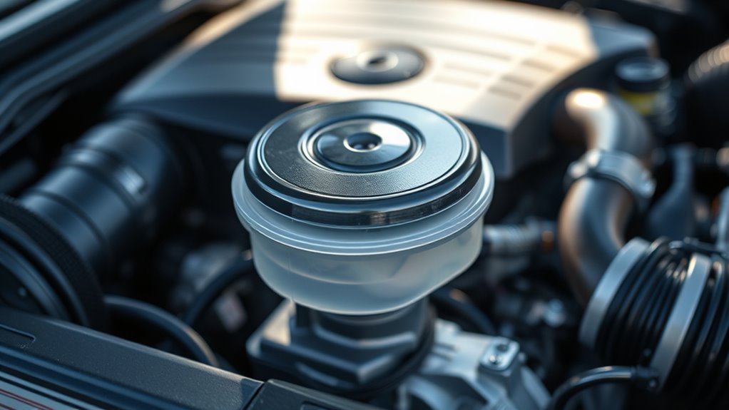 power steering fluid reservoir