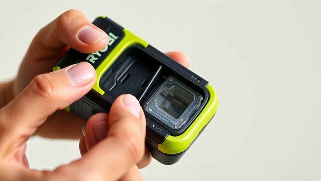 resetting ryobi battery charger