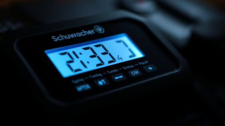 understanding schumacher charger readings
